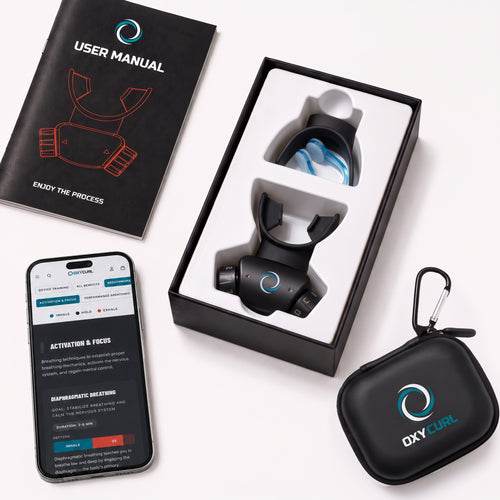 OXYCURL Breathing Trainer — Obsidian Black