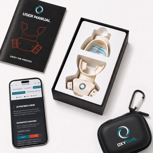 OXYCURL Breathing Trainer — Sand Beige